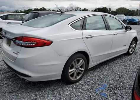 2018 Ford Fusion Se Hybrid из США, поврежденный, VIN 3FA6P0LU8JR163507